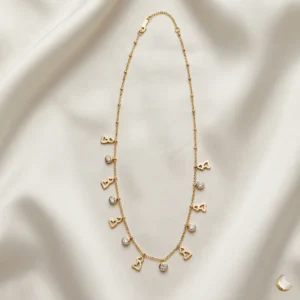 Amore heart charm necklace by Nooha by Saba
